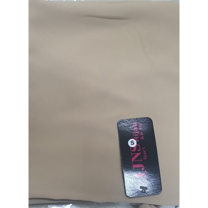 khimar sopia / hijab syari 1 lapis crinkle ori jns hijab - Hitam