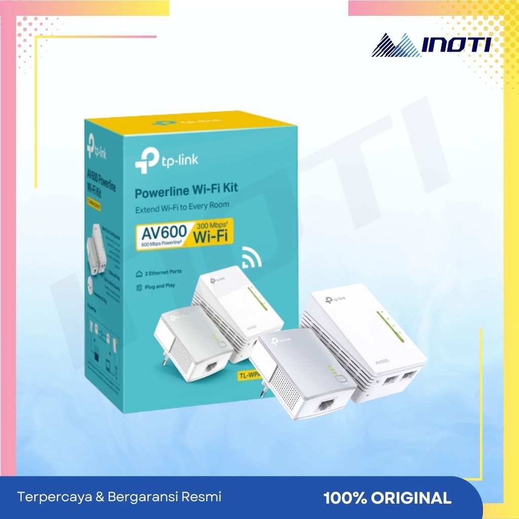 TP-Link TL-WPA4220 KIT AV600 Powerline Wi-FI KIT