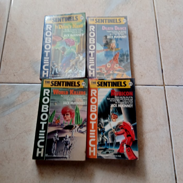 ORI NOVEL THE SENTINELS ROBOTECH BUKU 1,3,4 & 5