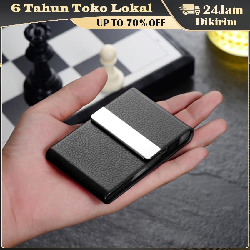 Kotak Rokok Terbuat Dari Bahan Kulit Sintetis / Kotak Untuk Batang Rokok / Kotak Bungkus Rokok Elega