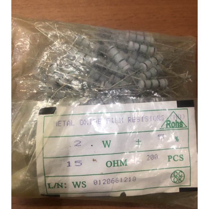 Resistor 2watt 15 ohm 2w 15ohm
