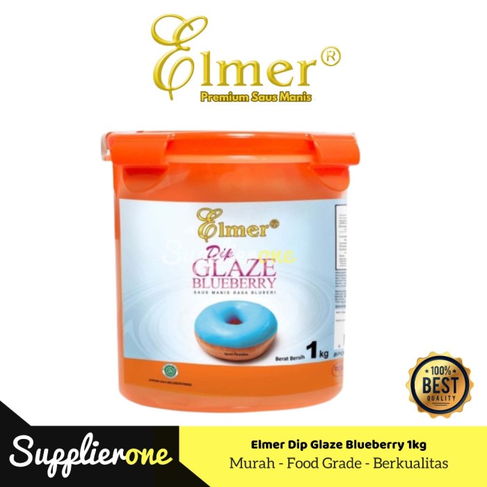 

[Big Sale] Elmer Dip Glaze / Saus Manis Elmer Dip Glaze / Elmer Dip Glaze - Blueberry 1kg
