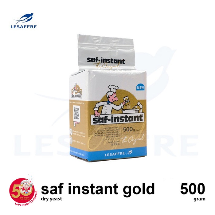 

[Big Sale] SAF INSTANT GOLD Dry Yeast, Ragi Kering Instant per 500 gr