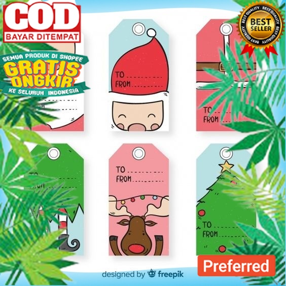 

Hang Tag Spesial 6/Thank You/Kartu Ucapan/Greetings Card Edisi Natal Tahun Baru/Christmas/New Year Custom Cetak Print Murah Label_Jaya// KOSTUM NATAL / POHON NATAL / AKSESORIS NATAL / HARI NATAL