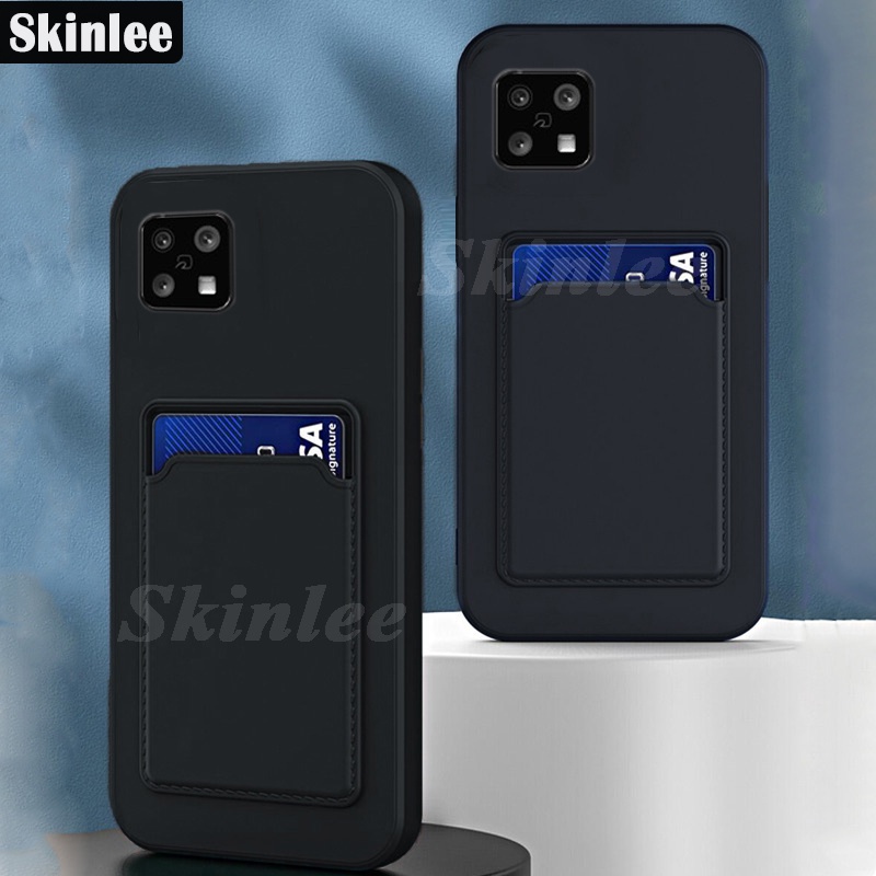 For Sharp Aquos Sense 5G Sense4 Lite Plus Sense6S Sense6 Casing Case Card Holder Wallet Phone Cover 