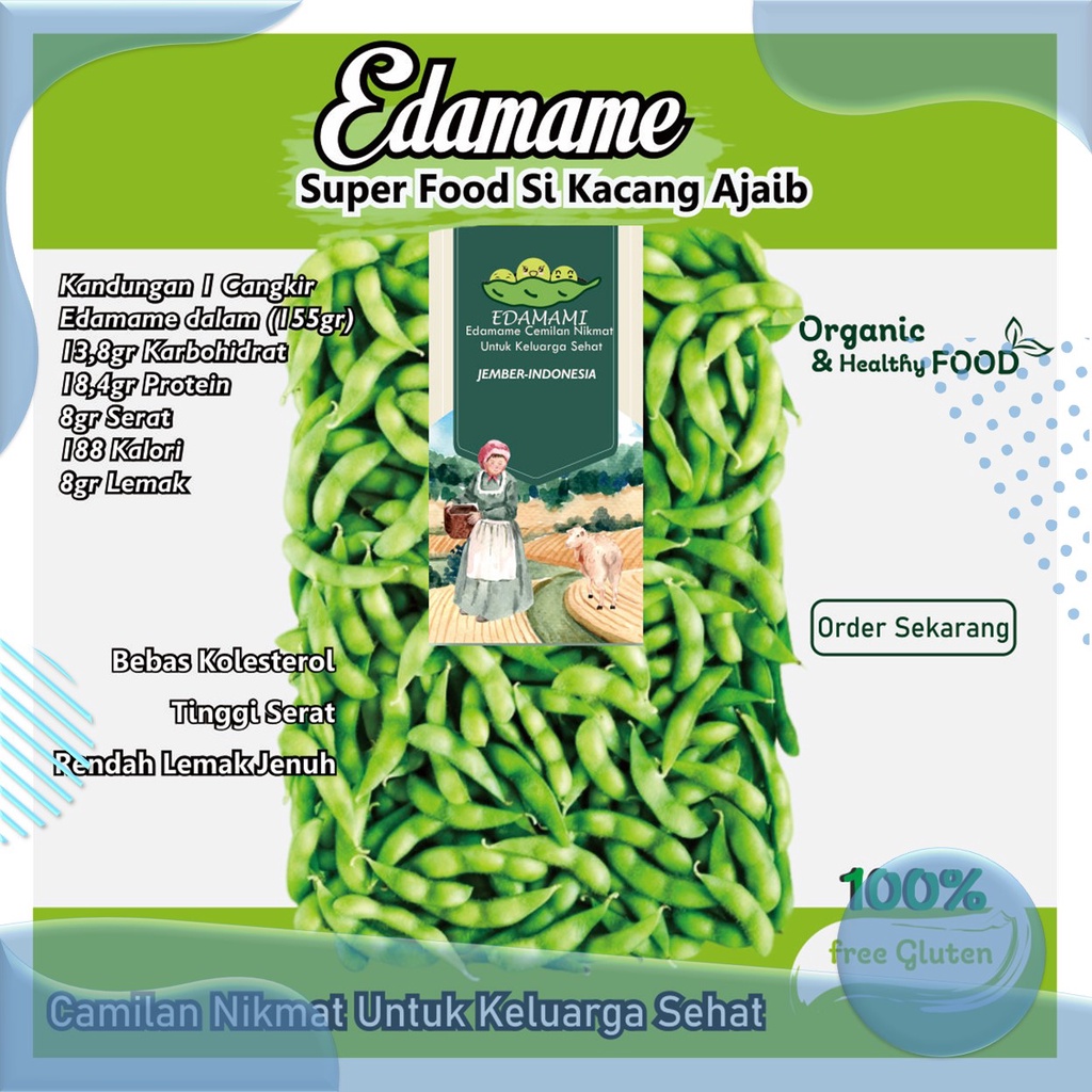 

Edamame - Berat 1kg