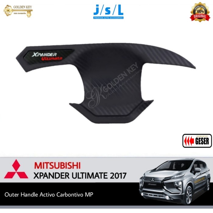 JSL Outer Handle Xpander Ultimate 2017 Mangkok Pintu Activo Carbon MP