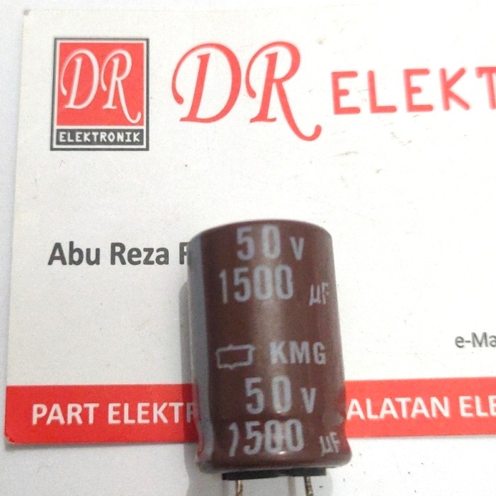 Elco 1500uf 50v Elko Capasitor 1500mikro 50 volt Kapasitor 50volt LA27