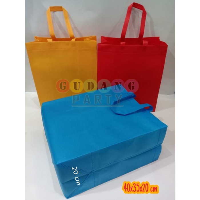 

[[ WSH - BEST SELLER ]] Spunbond HLB 20cm/Spunbond Box/Kantong Belanja/Tas Souvenir/Tas Handle