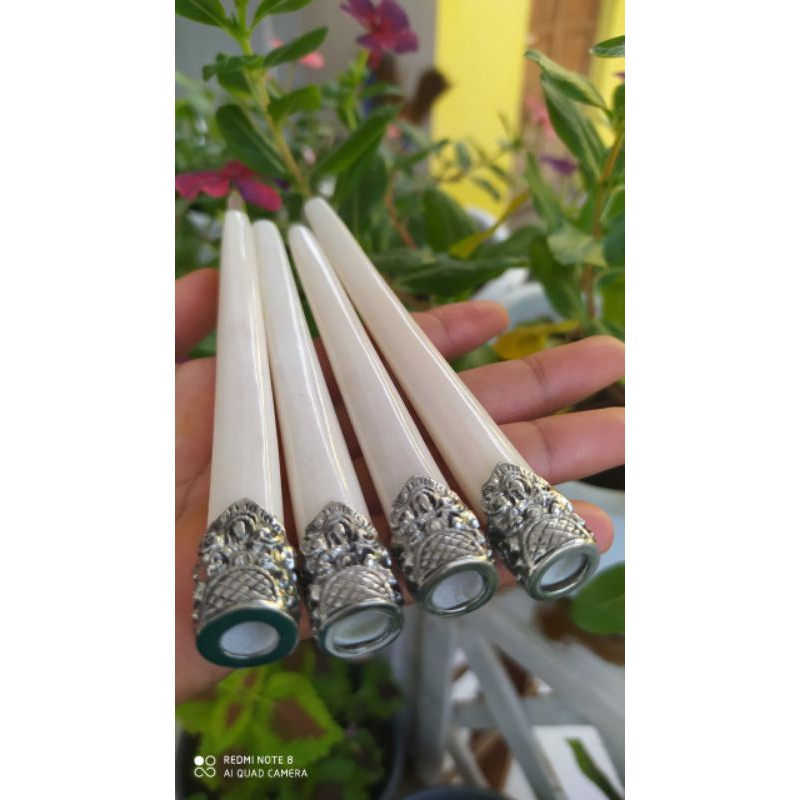 once tulang sapi asli/once kombinasi ring perak/once 12-13 cm/once murah by TUTUL Handicraft