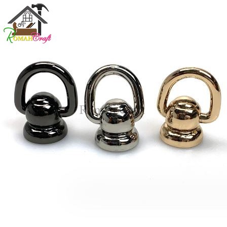 + Baut Tarikan Knob Tas Wanita 10 x 7 mm Handle Knob Handbag Accessories