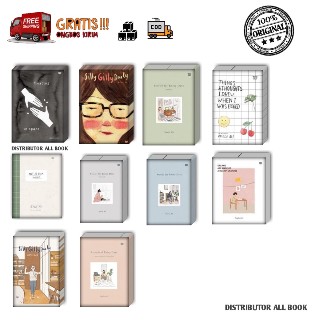 Novel Naela Ali : Silly Gilly Daily -Records of Rainy Days-Stories for Rainy Day-Dreams Are Made Of 