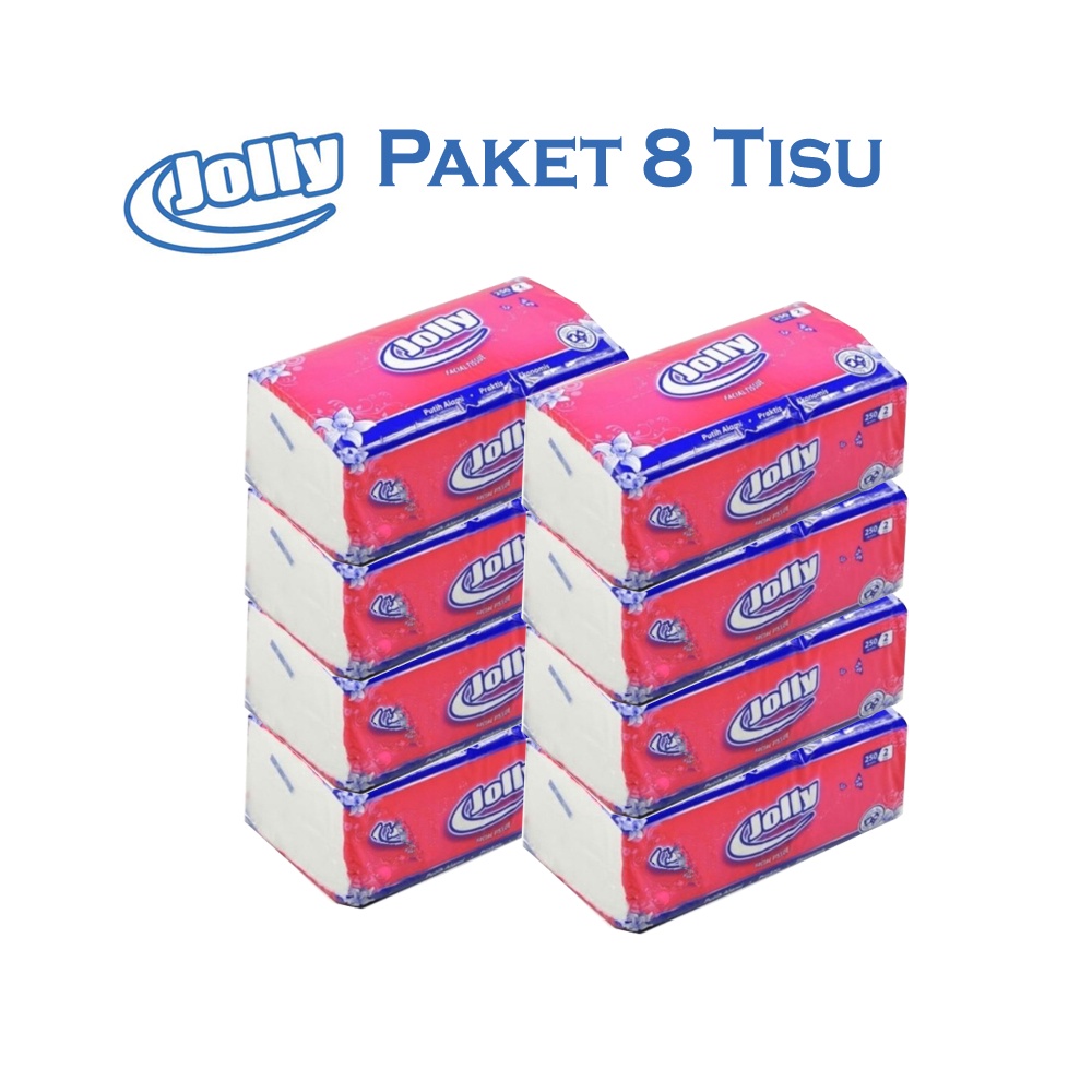 COD [isi 8] Tisu JOLLY 250Sheet Facial Tissue Promo nisadkc