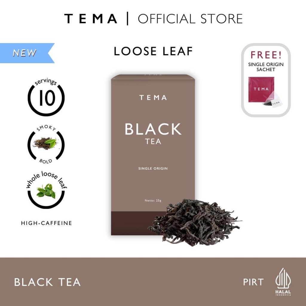 

COD TEMA Tea Loose Leaf Box - Single Origin - Black Tea
