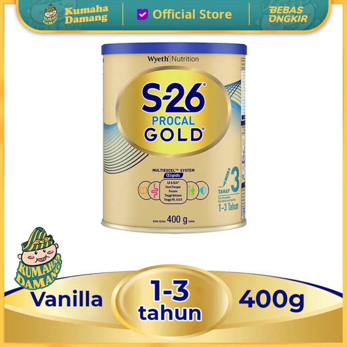 S-26 Procal Gold Vanila 400 gram S26 Vanilla