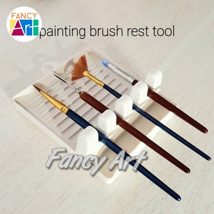 

[[ JS - BEST SELLER ]] Painting Brush Rest Holder - Tatakan Kuas Lukis - Clay Tool Holder