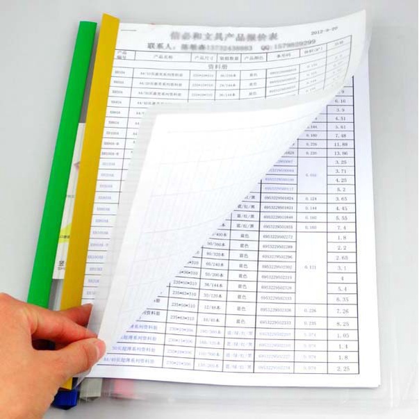 

Alat tulis kantor A4 kertas file klip batang tarik folder file klip batang tarik folder informasi tebal 16C transparan