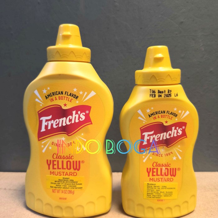 

french's classic yellow mustard squeeze / mustard sauce