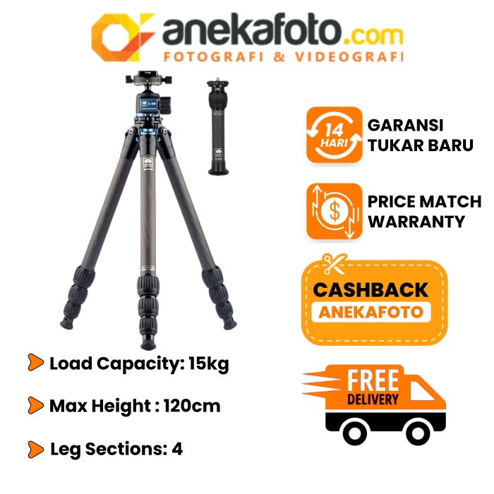 Sirui AM-284 Carbon Fiber Tripod With A-10R Ball Head +SIRUI SL-200