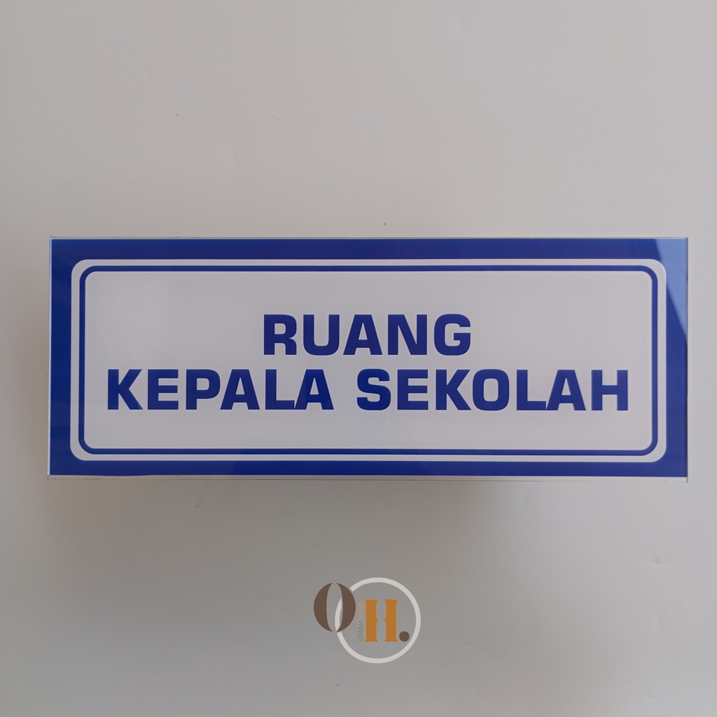 

Stiker Ruang Kepala Sekolah - Stiker Nama Ruang - Stiker Ruangan
