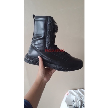 Sepatu PDL FULL KULIT Tali Putar  TNI Polri 2023