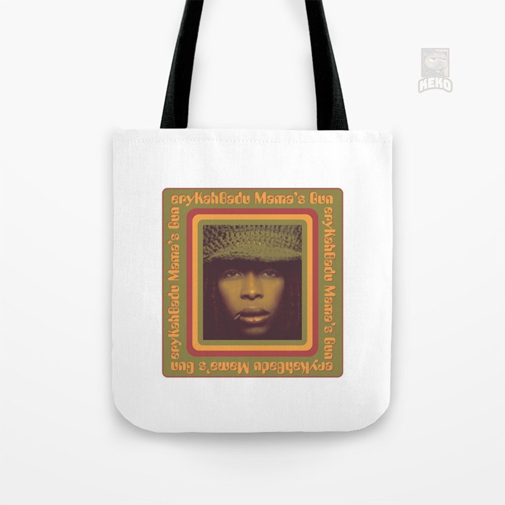 Tas Slempang | Erykah Badu Mamas Gun Tote Bag Kanvas