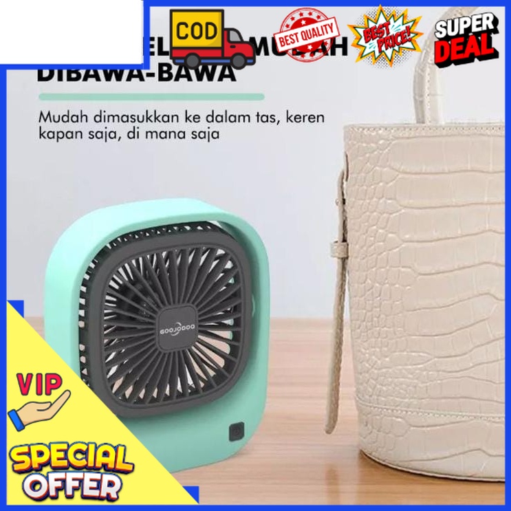 Kipas Angin Duduk Kecil Lucu Portable Kipas Angin Lucu Mini Aesthetic buat Sekolah