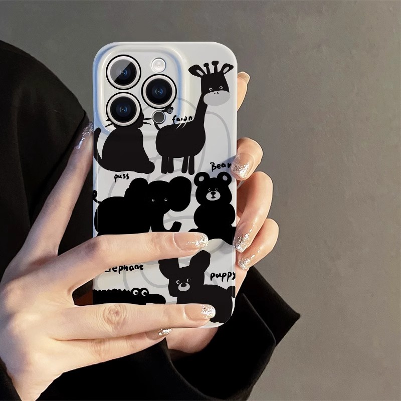 Case Hp iPhone 11 13 14 15 12 7 8 6S 6 Pro Max Plus Mini XR X XS Max SE Casing Glossy Hardcase Shock