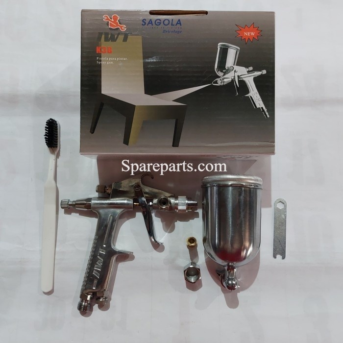 Spray Gun Sagola IWT K3B Tabung Atas