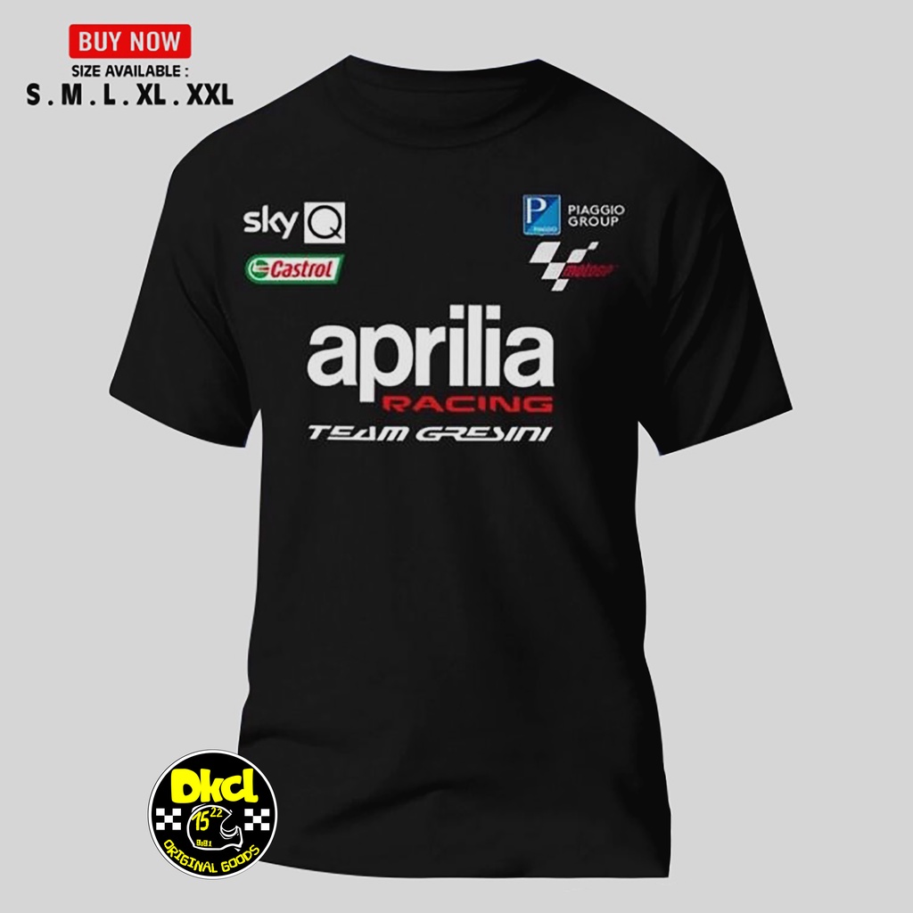 Kaos Distro APRILIA RACING TEAM GRESINI Katun Combed 30s