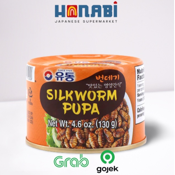 

Yoodong Canned Silkworm Pupa 130g - Bondaegi Kaleng Made In Korea