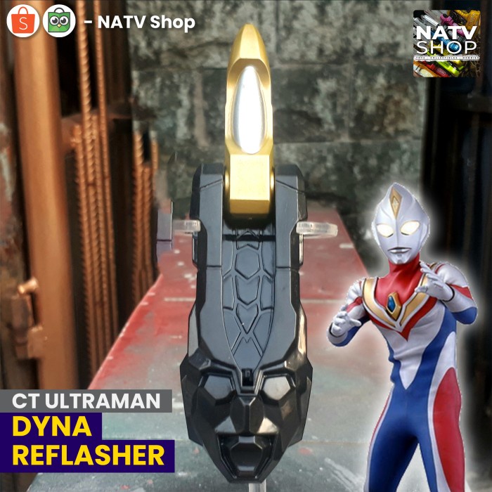 Ready CT Ultraman Dyna Reflasher Spark Changer - Mainan alat berubah