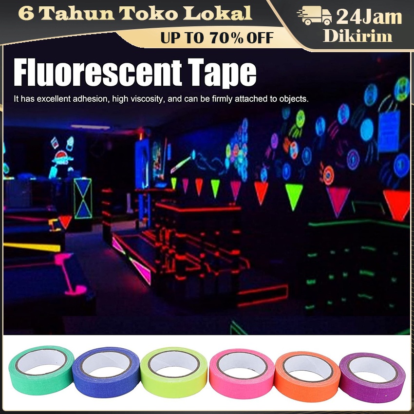 

Lakban Glow In The Dark Isolasi Bisa Nyala Selotip Glow In The Dark 1m*1.5CM - Solasi Nyala Di Gelap