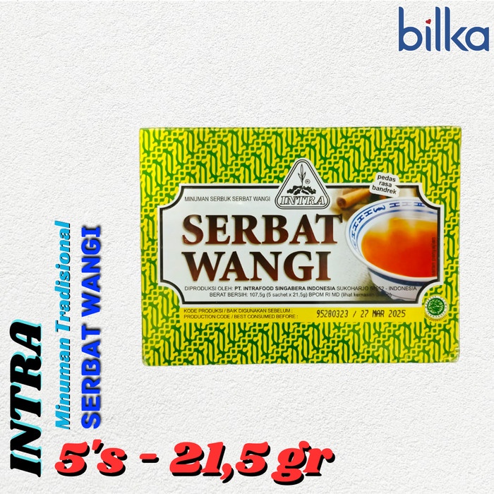 

INTRA Serbat Wangi 21,5gr/5sachet