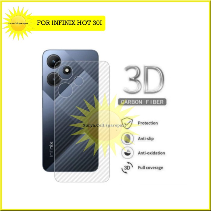 Back Skin Carbon Infinix Zero 30 5g Gt 10 Pro Smart 8