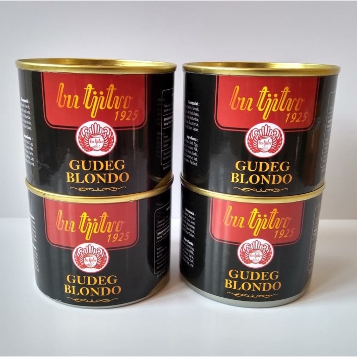 

Gudeg Kaleng Bu Tjitro Paket Hemat Blondo 100% Asli Produksi Baru
