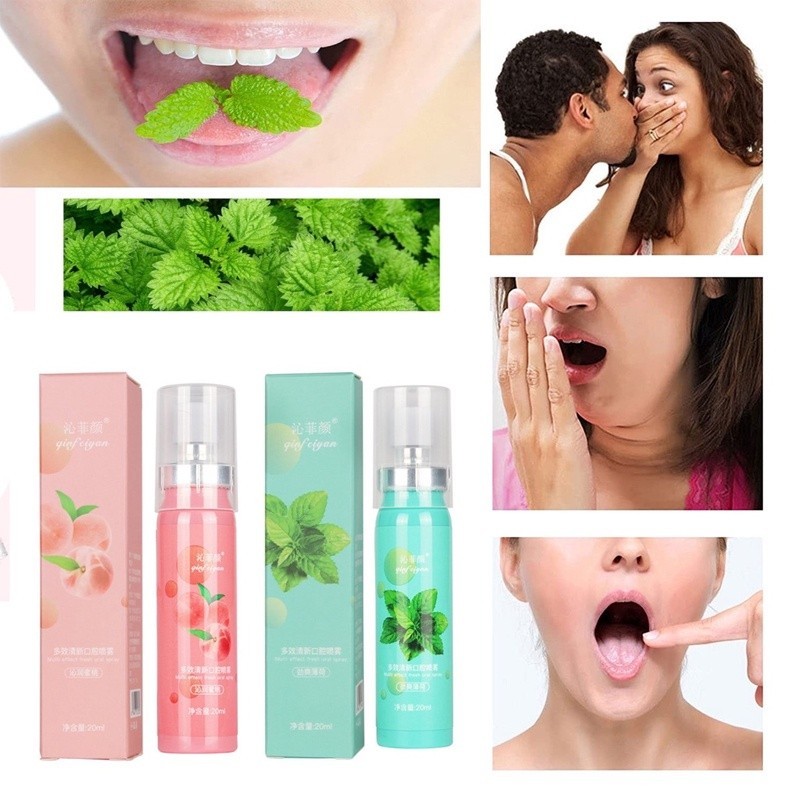 PARFUM MULUT QIN FEI YAN MOUTH SPRAY BPOM SOLUSI BAU MULUT ALAMI - Spray Mulut Wangi Anti Bau Mulut