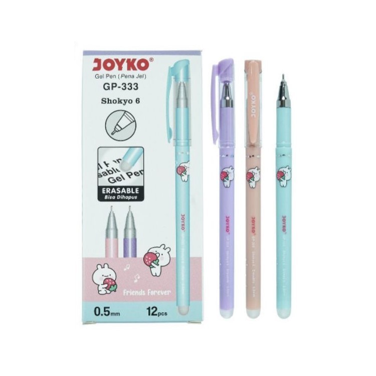

(PACK) Pulpen Ballpoint Pen Gel 0,5 - Joyko GP-333