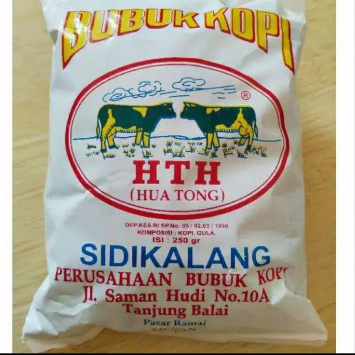 

READY STOCK!!! bubuk kopi sidikalang HTH. bubuk kopi 2 sapi. kopi sidikalang asli. - kasar
