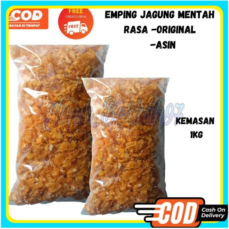 

Keripik Mentah / Cemilan Jagung / Jagung Gepok / Jagung Geprek Mentah / Kripik Jagung Gepuk jagung mentah 1 kg Kwalitas Super ASLI KLATEN / BISA COD DAN GRATIS ONGKIR