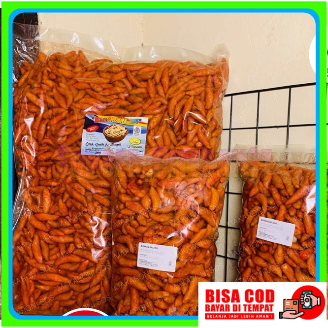 

Bidaran Balado Cap 2N - 1Kg Bidaran Camilan Rasa Balado Pedas Manis Makaronisos food