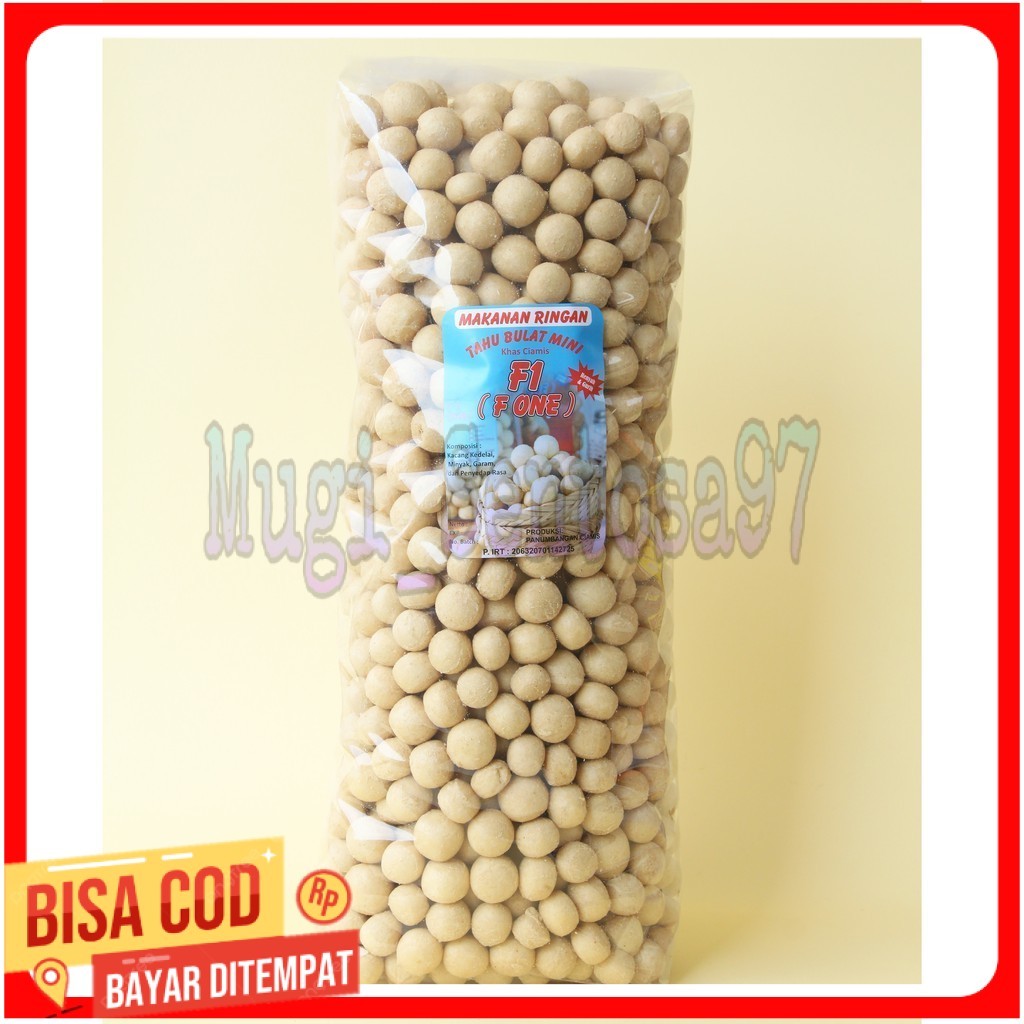 

Tahu Bulat Mini Kering F1 Ayam Bawang 1000gr (1 kg)