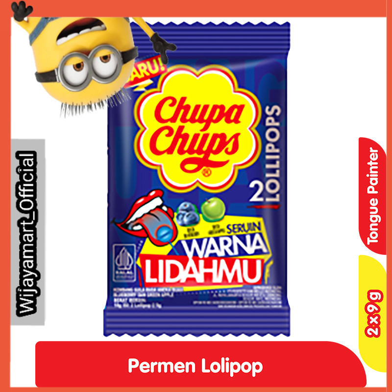 

Chupa Chups Permen Lolipop Tongue Painter 2 x 9 g