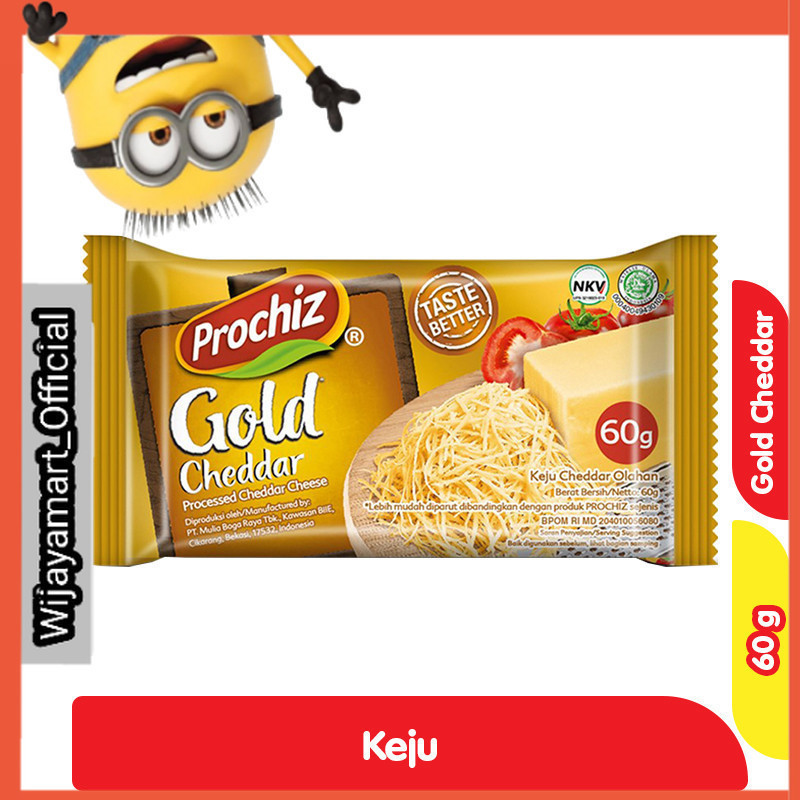 

Prochiz Gold Keju Cheddar 60 g