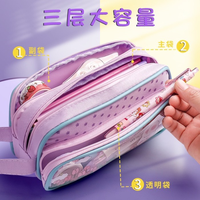 Tempat pensil simple unik lucu pencil case aesthetic  impor - Astronot