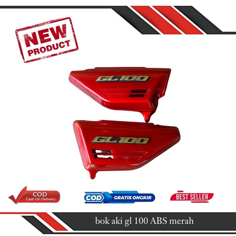 bok aki gl100 merah-sepasang bok aki gl100-tepong aki gl100-tutup aki gl 100-merah