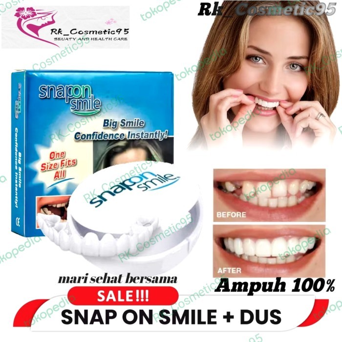original snap on smile | Gigi silicon atas bawah