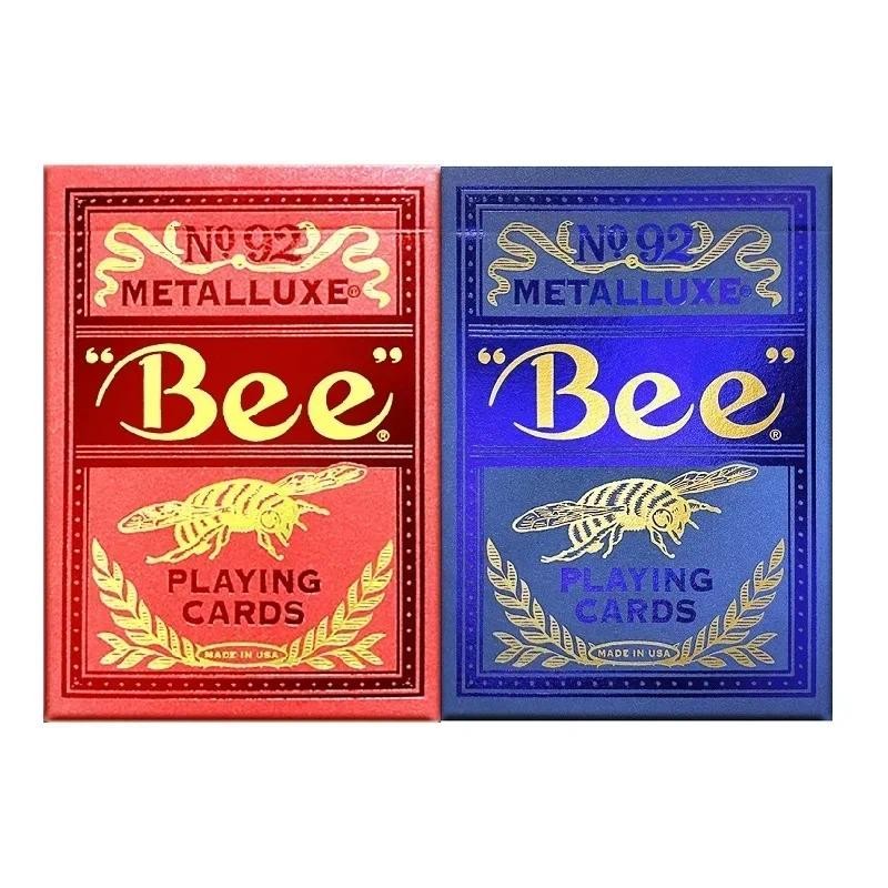 Bee Metalluxe Playing Cards USPCC Deck Card Games Magic Tricks for Magician