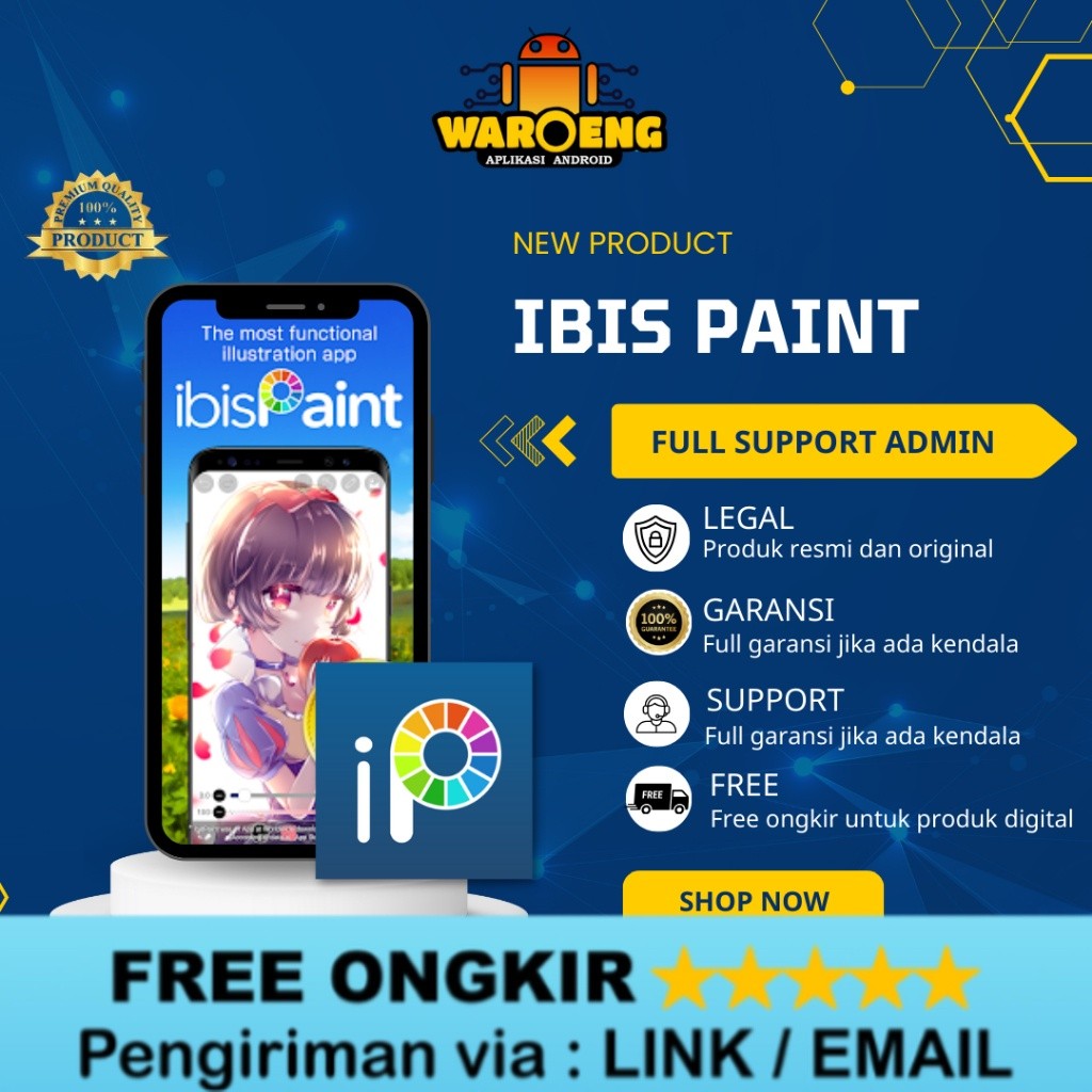 Ibis Paint X Premium No Trial Full Version Lifetime Bergaransi - Draw and Paint App