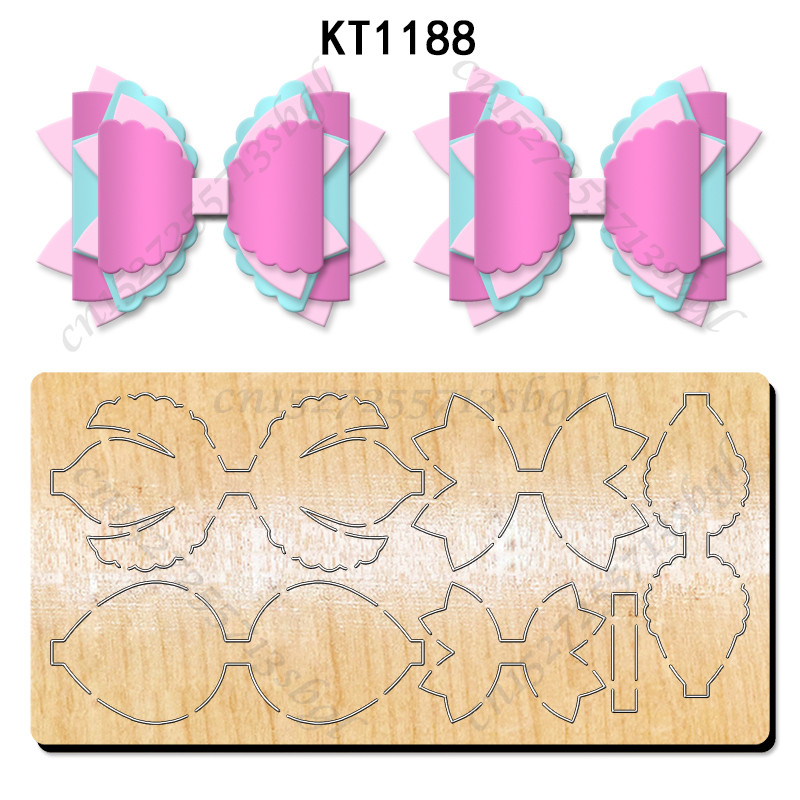 

Bow New Cutting Dies 2024 New Arrivals Scrapbooking 16MM Knife Suitable for Most Wooden Cutting Dies Machines